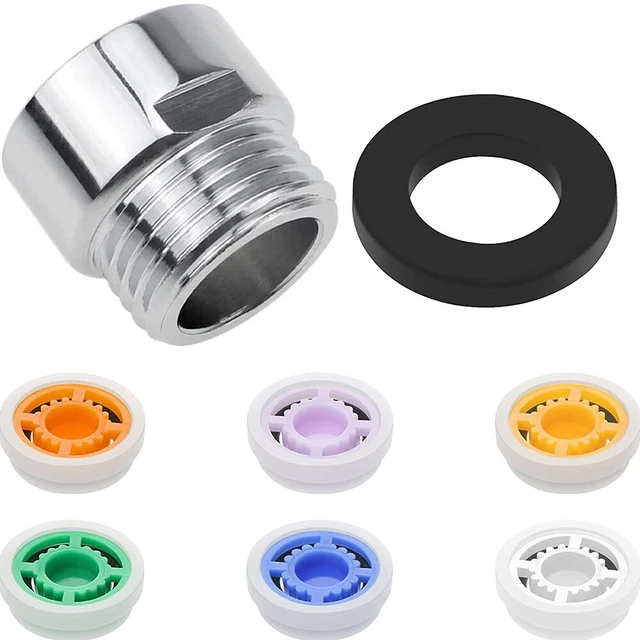Ducha Ahorro de Agua Núcleos Inicio Válvula de Control 6 Colores Linterna
