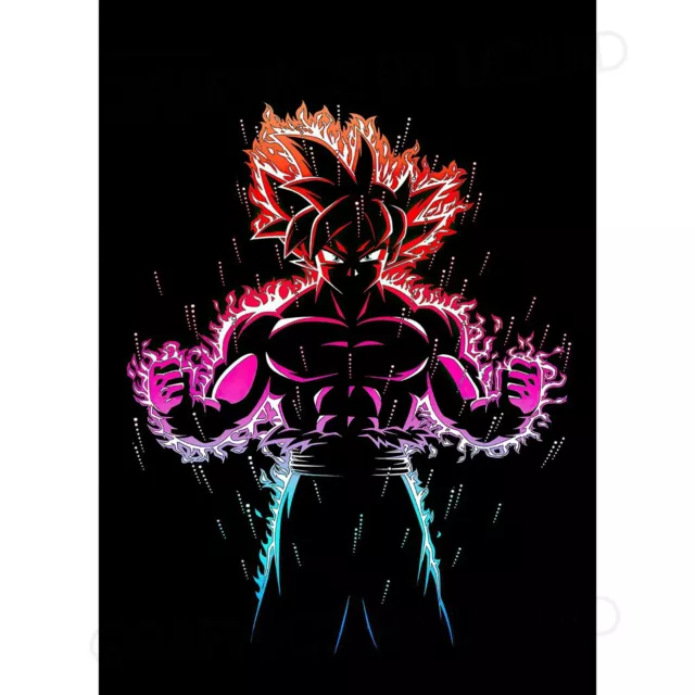 Placa Decorativa Fosca 22,5X18cm Dragon Ball Goku Kakarot Shenlong -  Esferas do Dragão Super Saiyajin God Blue Dragon Ball Z DBZ Super GT Mangá  Manga