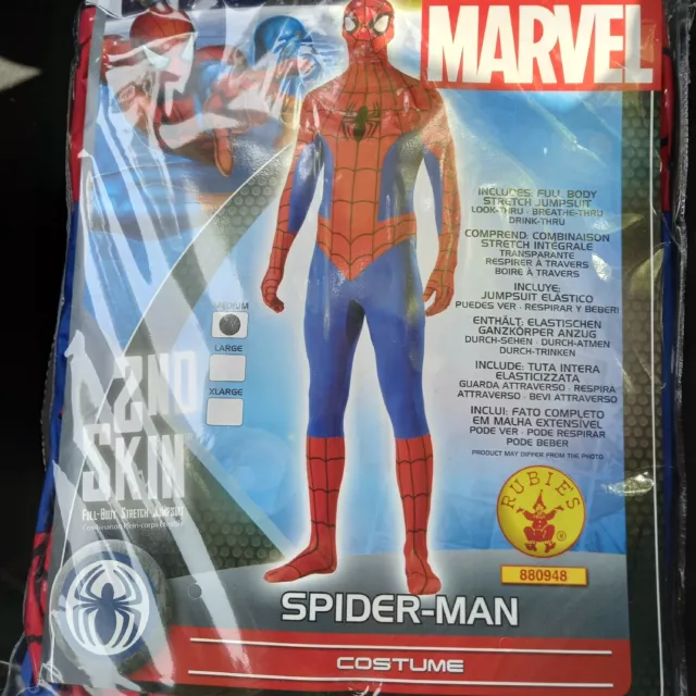 Déguisement Spiderman Adulte 2ND SKIN seconde peau Spider Sense  Spiderman  costume, Superhero halloween costumes, Spiderman dress up