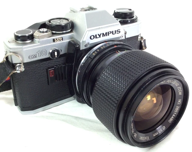 OLYMPUS OM10 & 3570mm Zoom LENS, 35mm Film Camera, Starter Student SLR