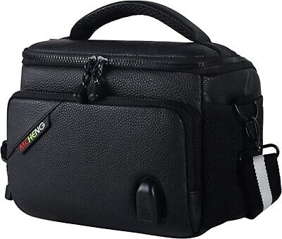 MCHENG Waterproof Shockproof Camera Bag with USB Charging Port Casual Camera BAG