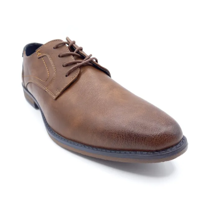 Derbies Richelieu Chaussures Homme - 41 - Marron Bleu Ville Shoes