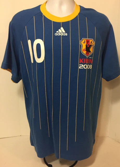 Adidas JFA Soccer Jersey Kirin Football Blue Japan National