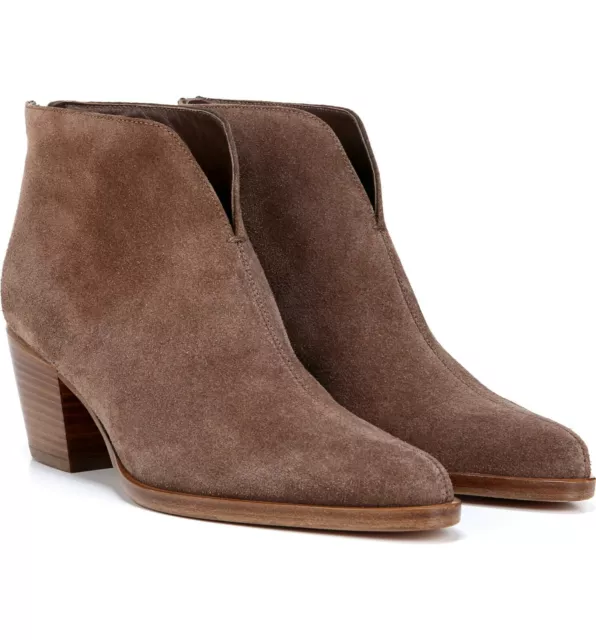 NIB Vince Havana Suede Ankle Bootie Walnut (Brown) 6.5,7,7.5,8,8.5,9,9.5,10 $395