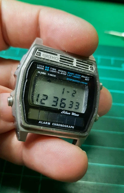 SEIKO A258-5000 (A2) RARE DIGITAL WATCH 1980s VINTAGE LCD EUR 59,00 -  PicClick FR