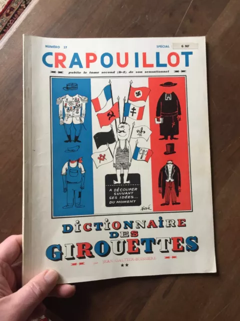 REVUE CRAPOUILLOT 37 dictionnaire des girouettes  couverture sine 1957 1