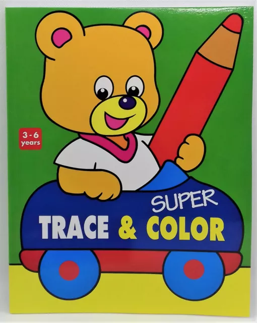 Colouring Book Pauspapier-Malbuch Kinder 50 Blatt Ausmalen Malen Abpausen