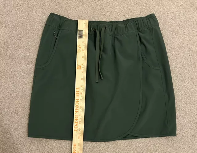 Women's Patagonia Fleetwith Olive Green Skort Skirt Outdoor Hiking Size Medium