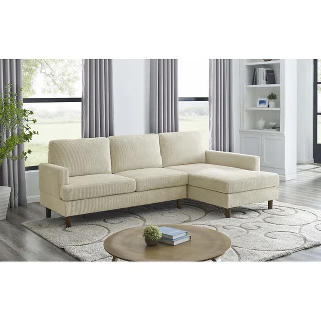 Modern 2 -Piece Upholstered Sectional