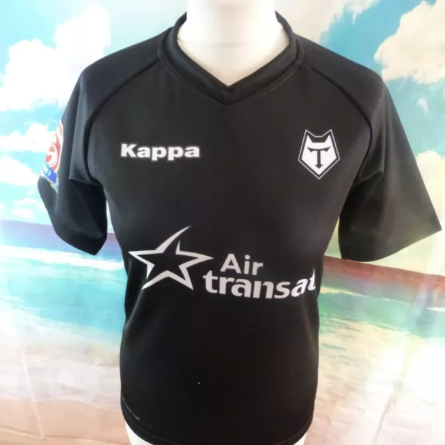 Toronto Wolfpack Rugby League Club 2017 first season Shirt. UK boy's age 14