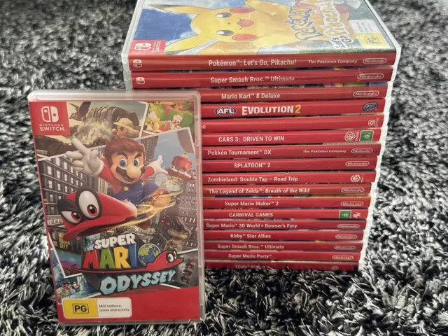 Nintendo switch Game EMPTY case's  X18 (No Games) Mario Zelda Pokemon + More