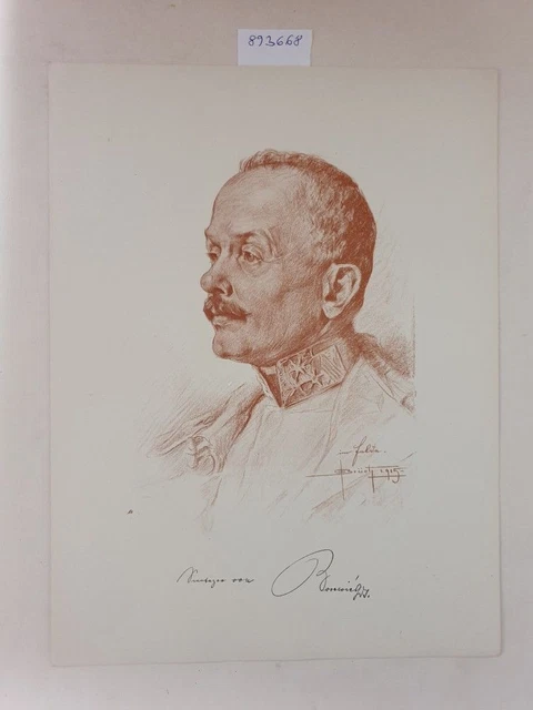 GENERAL DER INFANTERIE Svetozar Boroevic von Bojna Porträt nach einer