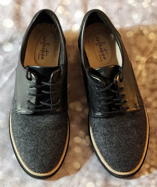 Clarks raisie deals bloom oxford tweed