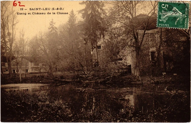 CPA Saint-Leu Etang et Chateau de la Chasse FRANCE (1330342)