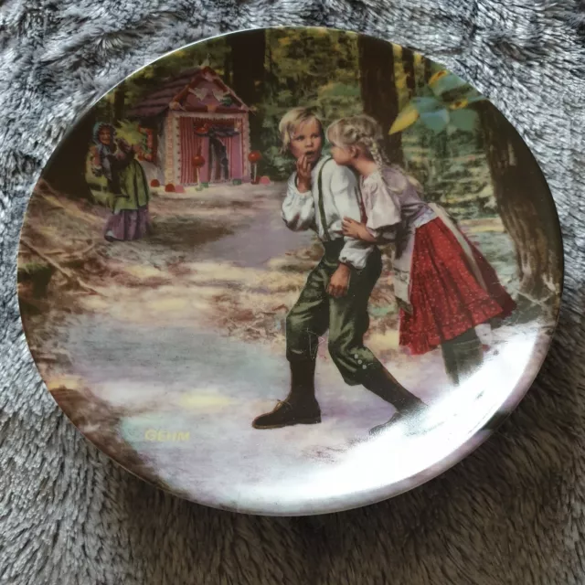 Hansel und Gretel ~Charles Gehm Grimms Fairytale Collectors Plate