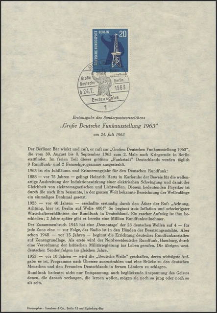 Berlin-ETB Taeschner & Co. Nr. 19 Funkausstellung