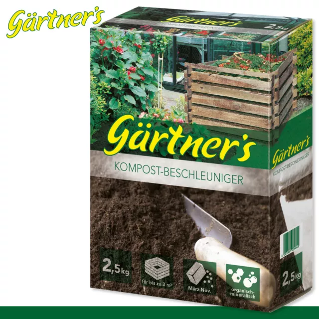 Gärtner’s 2,5 kg Kompostbeschleuniger Verrottehilfsstoff Komposthilfe Garten