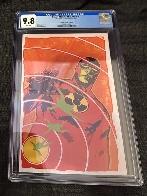 SOLAR MAN OF THE ATOM #1 CGC 9.8 VIRGIN ART W/COA - Limited to only 25 copies