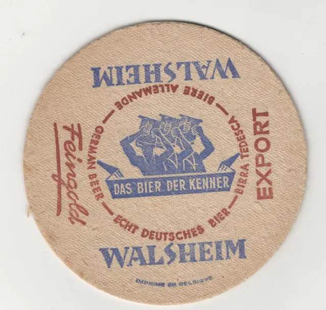 sous bock ancien Walsheim - bierdeckel/beermat/bierviltje/coaster