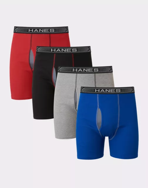 Hanes Men's ComfortBlend® FreshIQ™ ComfortFlex® Waistband Boxer