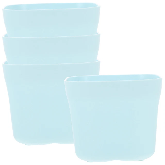 4pcs Mit Entwässerung Loch Töpfe Garten Topf Set Anlage Töpfe Groß 3