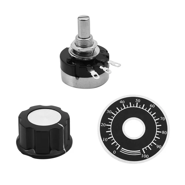 Carbon Potentiometer with Diameter with Knob, RV24YN 20S B103 10K OhE6