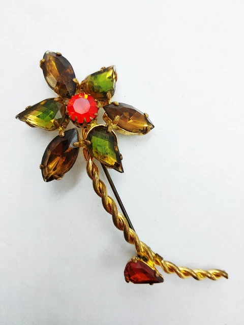ANCIENNE BROCHE EN cristal Juliana DeLizza Elster antique jewelry brooch vintage EUR 60,00 ANCIENNE BROCHE EN cristal Juliana DeLizza Elster antique jewelry brooch vintage EUR 60,00