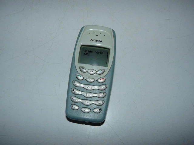Lot De 2 Téléphones Nokia 3310 Et 3410 D'occasion – Bleu – Collection Rétro