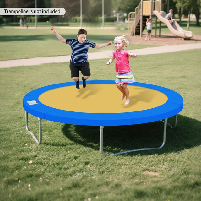 6 Protections Mousse Pour Poteaux De Trampoline – Housses éponge Bleues Enfant Sécurité