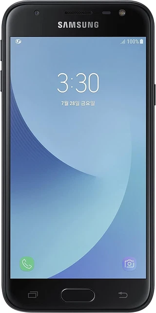 Samsung Galaxy J3 2017 16GB Android Mobile Black Network EE Smartphone D