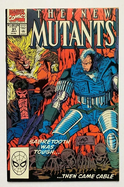 The New Mutants #91. (Marvel 1990) VF/NM Condition Classic.