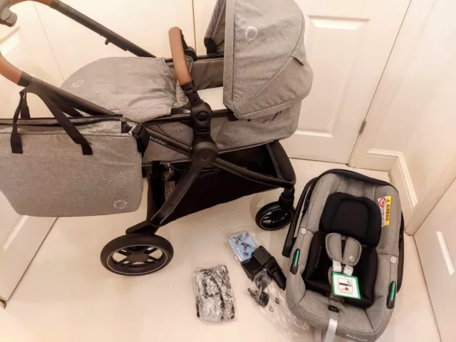 Maxi Cosi Zelia S Trio Travel System In Grey New Rrp £340 - Bargain