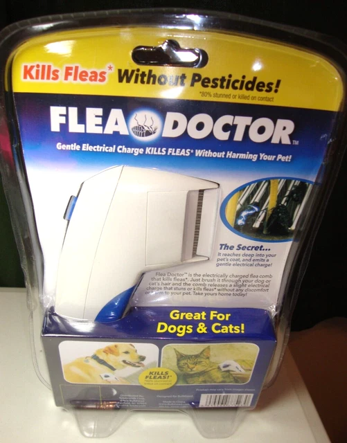 Flea Doctor Electronic Flea Comb for Dogs & Cats New In Package 2