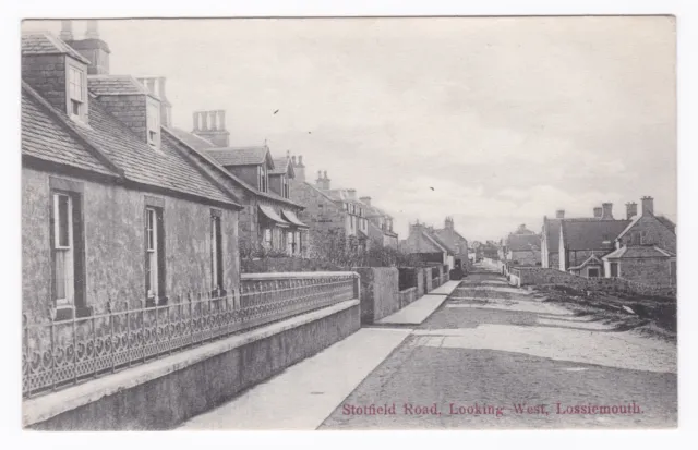 Stotfield Road, Looking West, Lossiemouth, Scotland - Postcard Unused