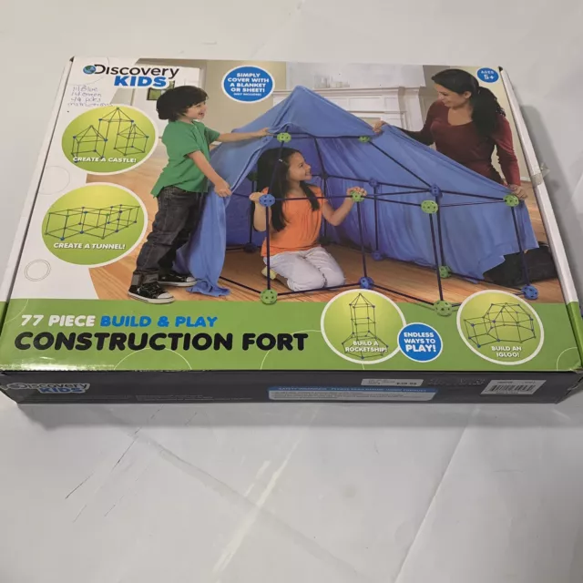 RARE IN BOX Cranium Mega Fort Playset Soft Easy Build Foam Tubes Pieces  Manuals! $124.99 - PicClick