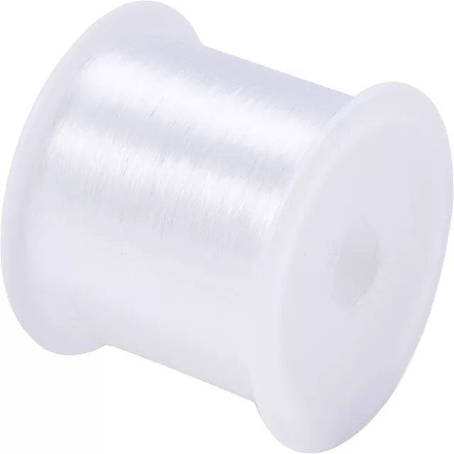 4Rolls Nylon Clear Thread Clear Invisible String String for Beading  for Hanging