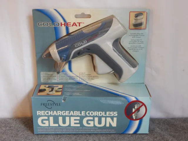 COLD HEAT FREESTYLE Cordless Glue Gun Kit Powerful Rechargeable New $39.99  - PicClick