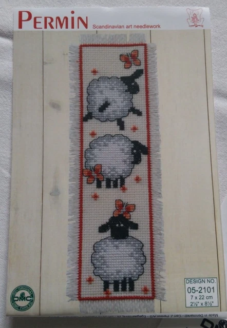10 Blaue Aida-Lesezeichen - 14 Fadenzahl, 9x20 Cm, Gewellter Rand, Leer, Für Kreuzstich, Baumwollstoff