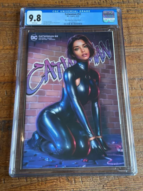 Catwoman #52 Cgc 9.8 Will Jack Wondercon Exclusive Virgin Variant-B Batman Rare!
