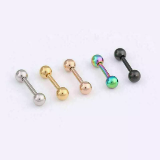 Steel Ear Cartilage Tragus Bar Earring New Barbell Stud Helix Piercing Stainless