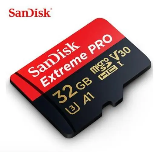 Scheda di memoria Sandisk Extreme Pro micro SD 32 GB 64 GB 128 GB + adattatore 2