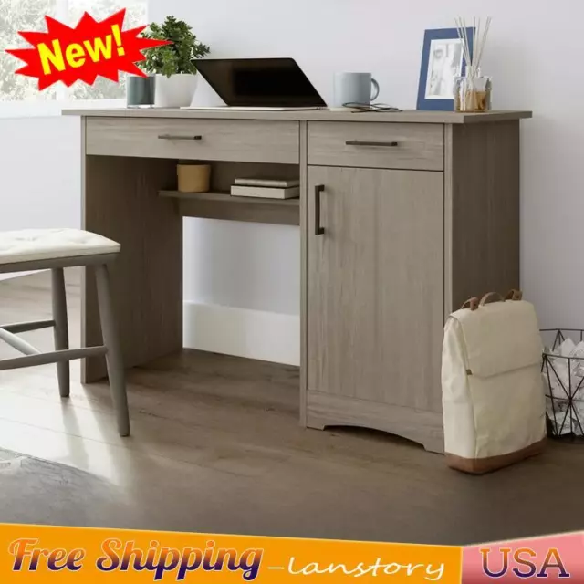 Computer Desk PC Laptop Table w/ Drawer Study Workstation Bookshelf Office Home