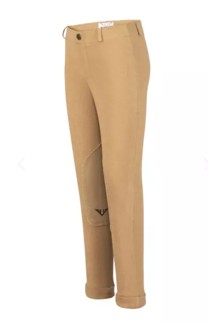 Breeches TUFFRIDER STARTER LOWRISE PULL-ON JODS Sand Size 10 Horse Riding