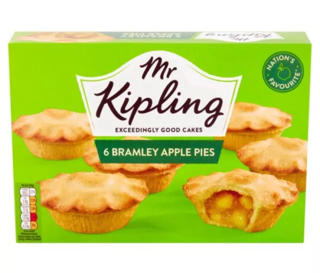 Mr Kipling Apple Pie 6pack 150g X2