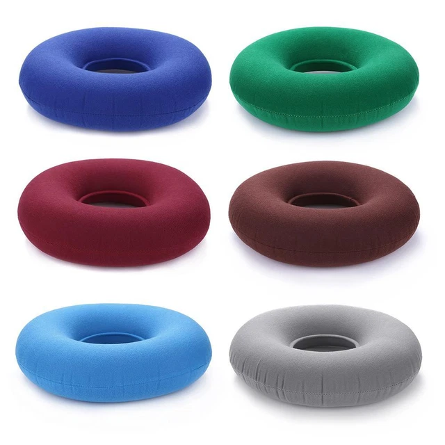 Almohadilla elástica inflable para silla de PVC con bomba para oficina en casa