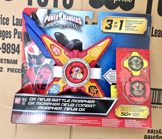 POWER RANGERS DX ninja battle morpher, packaging creased £69.90 ...
