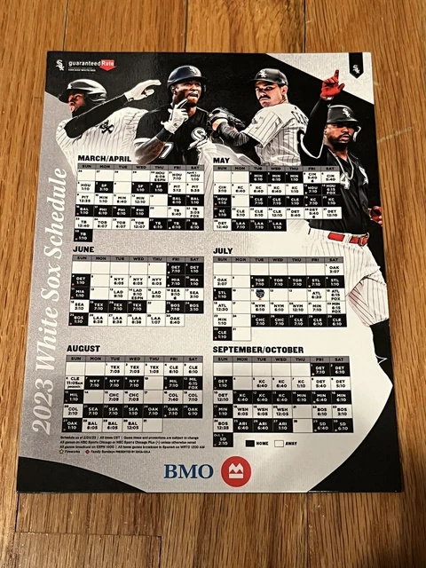 CHICAGO WHITE SOX SGA 2023 Magnetic Magnet Schedule Calendar Baseball MLB $9.99 - PicClick
