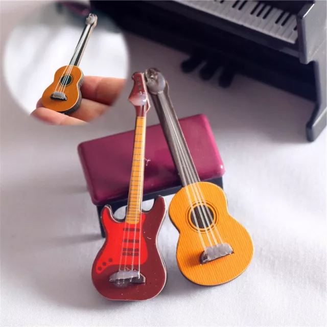 The Doll's House Mini furniture model Musical Instruments classical guitar toy