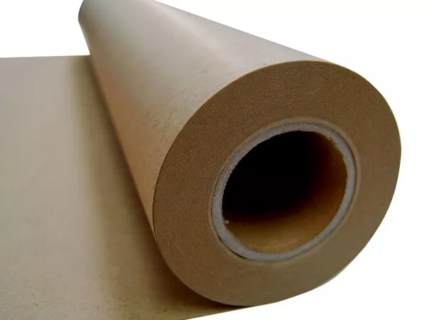 NEW KRAFT BROWN PACKAGING PAPER ROLL 600mm x 50m 80GSM Packing Wrapping Craft