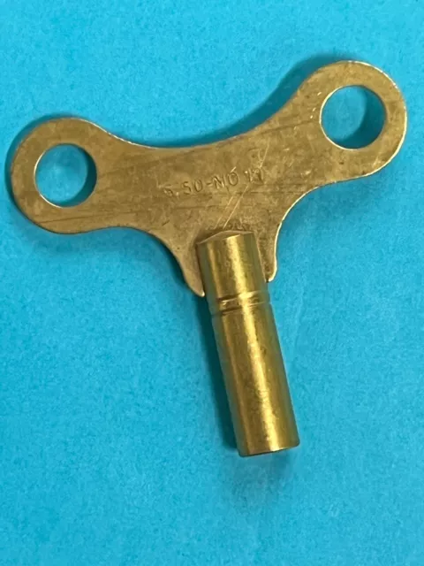 Uhrenschlüssel Messing Nr. 13 Vierkant 5,50 mm Aufziehschlüssel Schlüssel